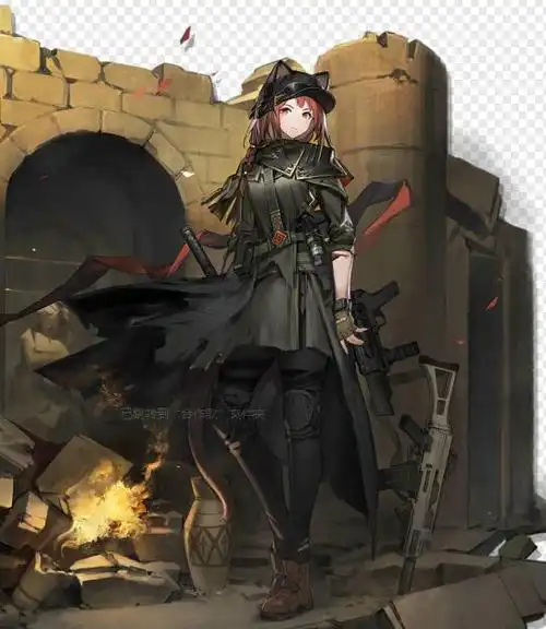 持枪少女,战斗风格,需要服装设计能力强一些的画师