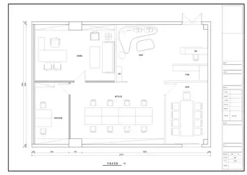 100平米的办公室方案规划