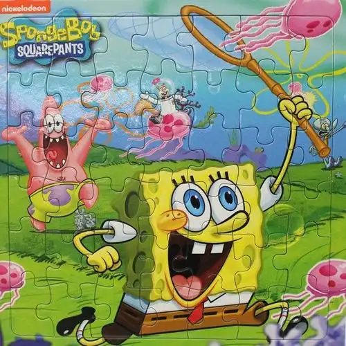 42片拼图 puz0106(中方形/加厚)/一个入{促80} 幼儿卡通拼图 mit制