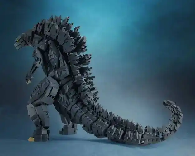 哥斯拉来啦!乐高优秀moc作品日赏【vol.441】_部分_joss_翅膀