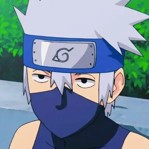 卡卡西自截头像暗部时期略有些稚嫩