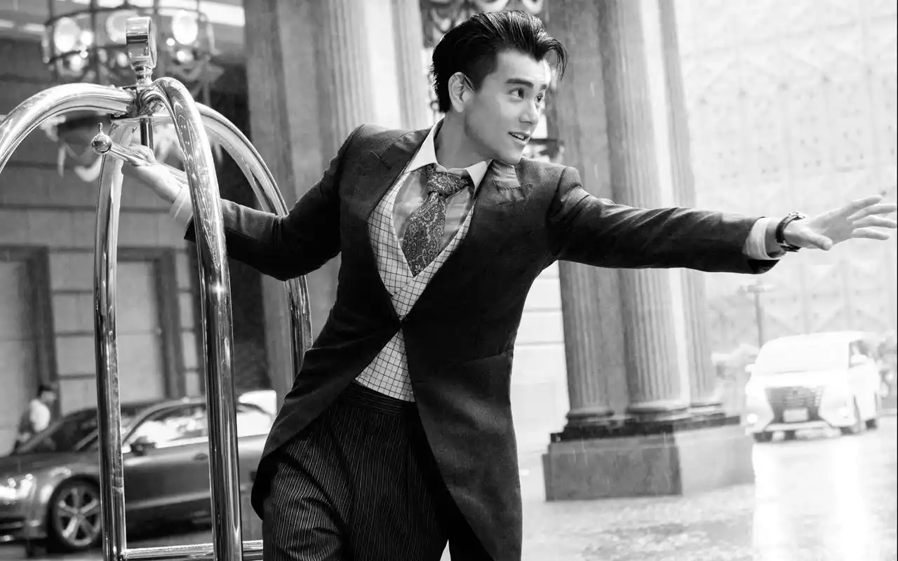 帅气型男彭于晏西装绅士西装图片桌面壁纸高清大图预览1920x1200_港台