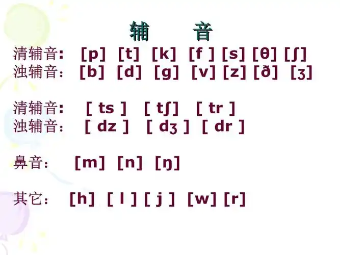 小学音标辅音.ppt 文档全文预览