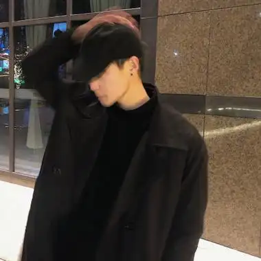 戴帽子头像男高清超帅的男生头像戴帽子侧脸图片