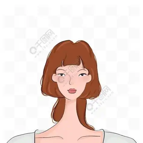 小眼睛手绘卡通超模头像