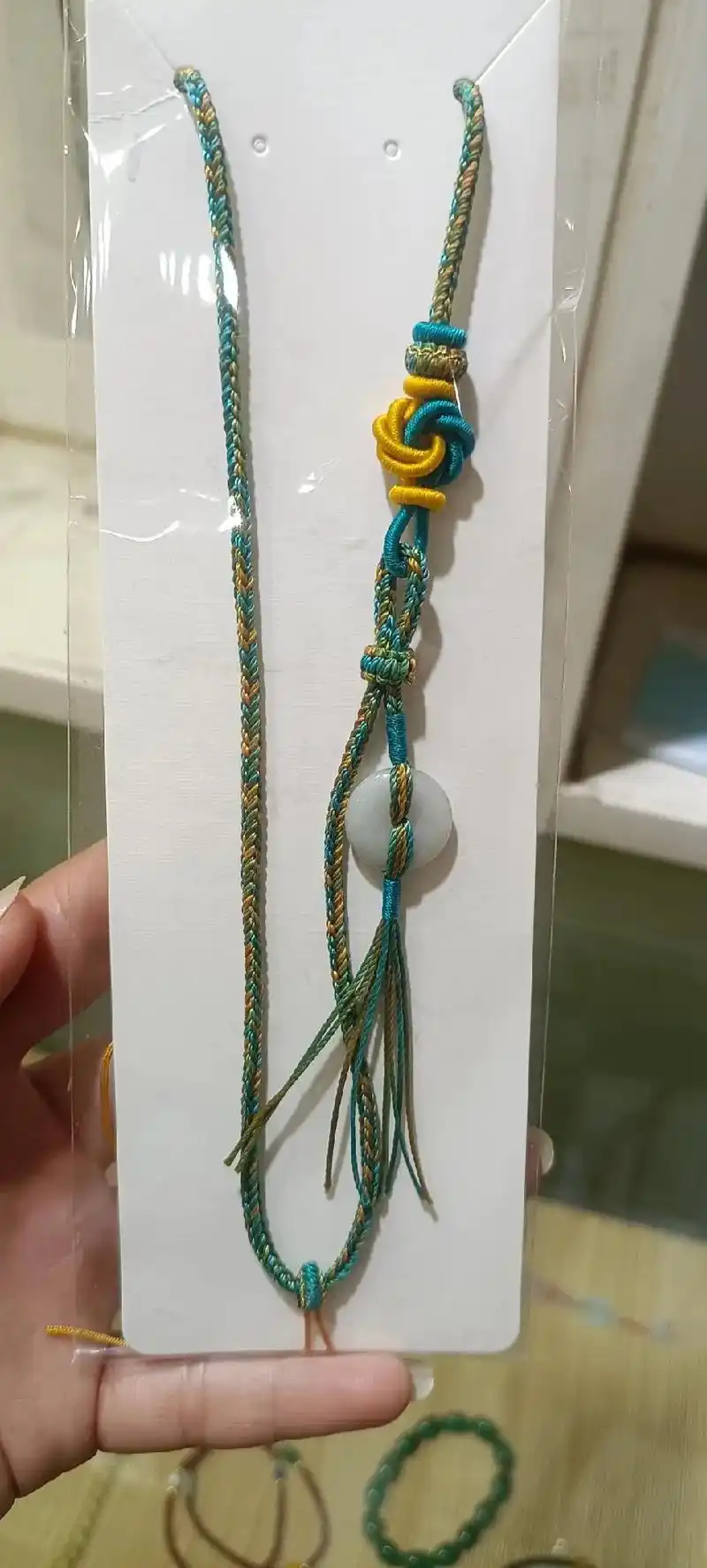 手工编织8股挂件绳便宜出