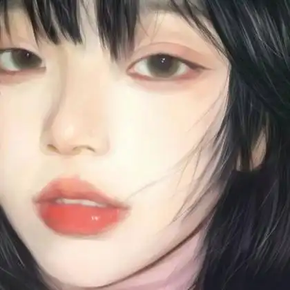 手绘头像女真人版 高清怼脸的仿真手绘女生头像图片_女生头像_头像屋