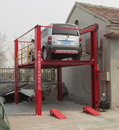 汽车液压升降机图片_互动图片