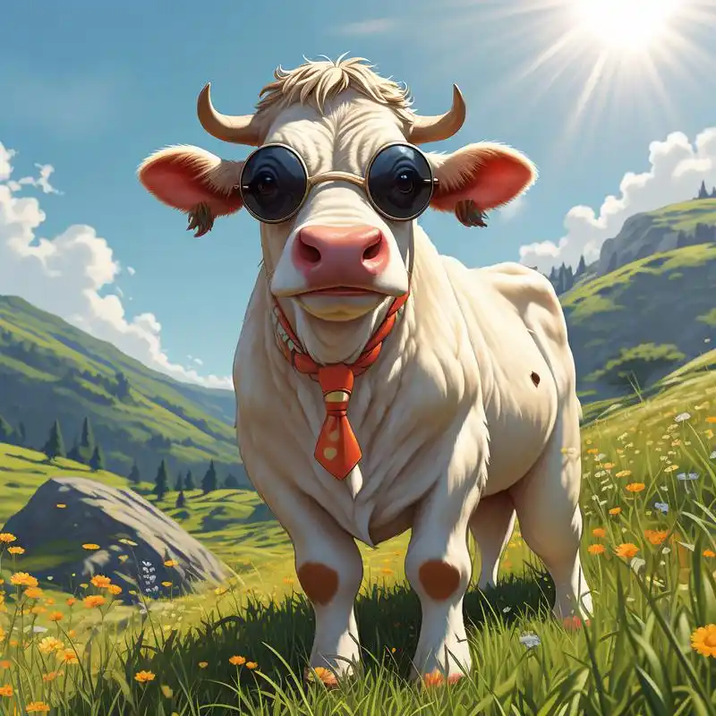 亲们,今天给大家带来一组超级可爱的卡通牛头像!