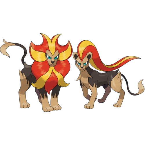 contest: male vs. female pyroar