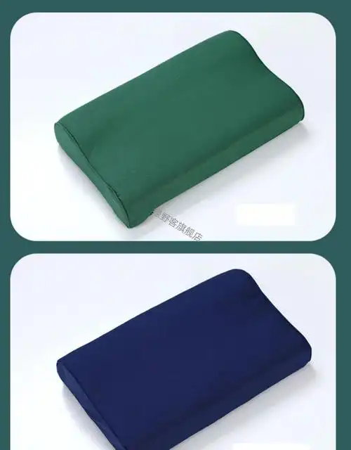 军绿色枕头军绿色枕头单人宿舍制式配发护颈学生军人偏硬枕芯军训专用