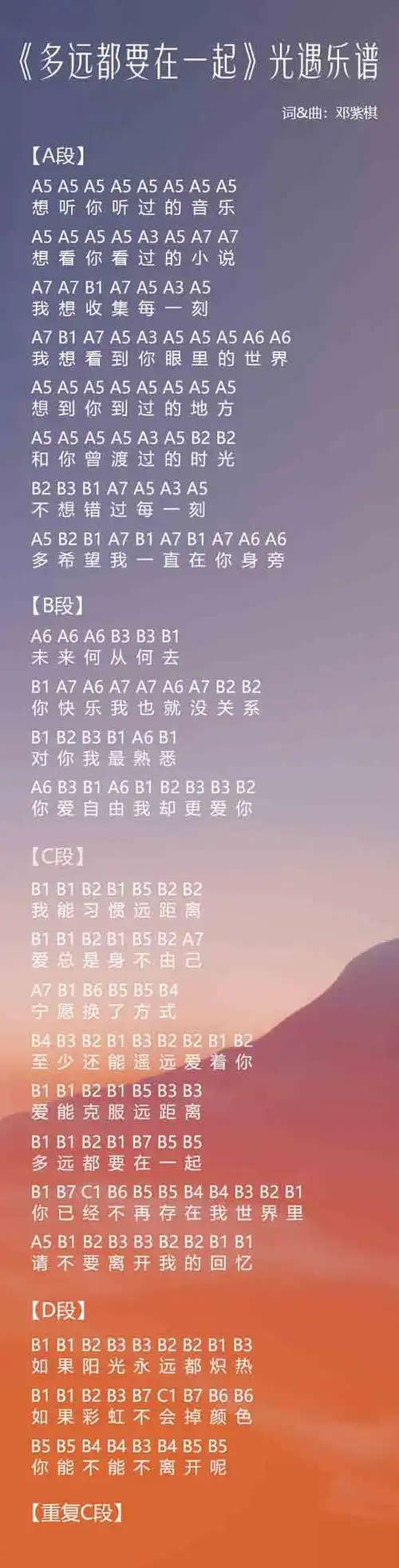 光遇曲谱大鱼_光遇曲谱大鱼海棠(3)