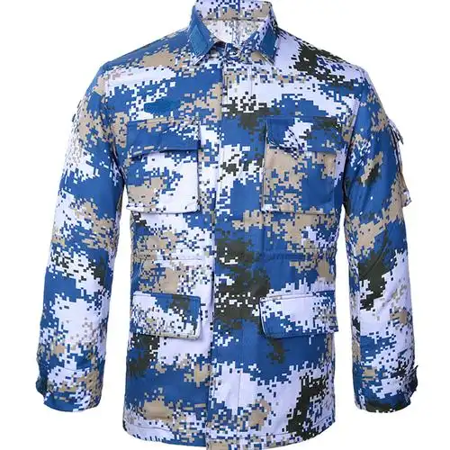 正品海洋迷彩服套装男海军夏季户外特种兵冬季军训作训服耐磨军装