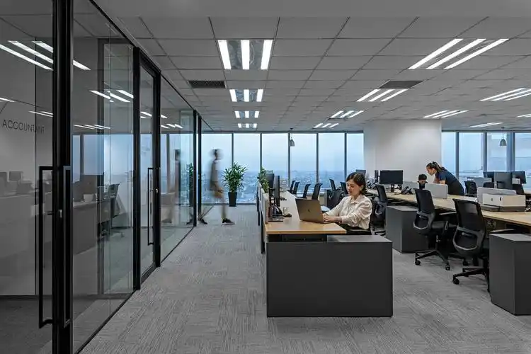 成都办公室设计|现代风格办公室设计|空间|商业空间设计|餐饮装修设计