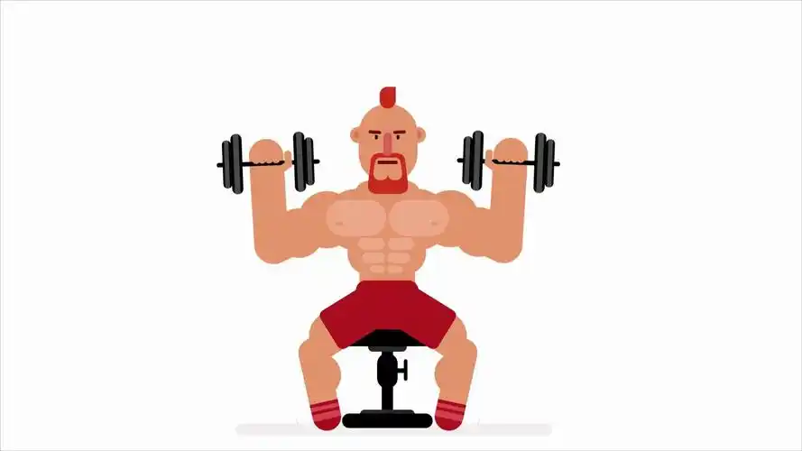 【ae动画临摹】男士健身