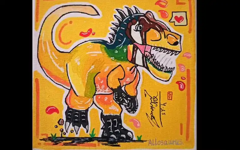 还原所有恐龙明星 03歪嘴异特龙