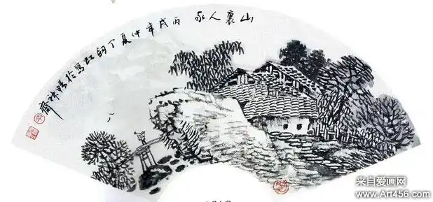 山水画家丁剑虹作品欣赏