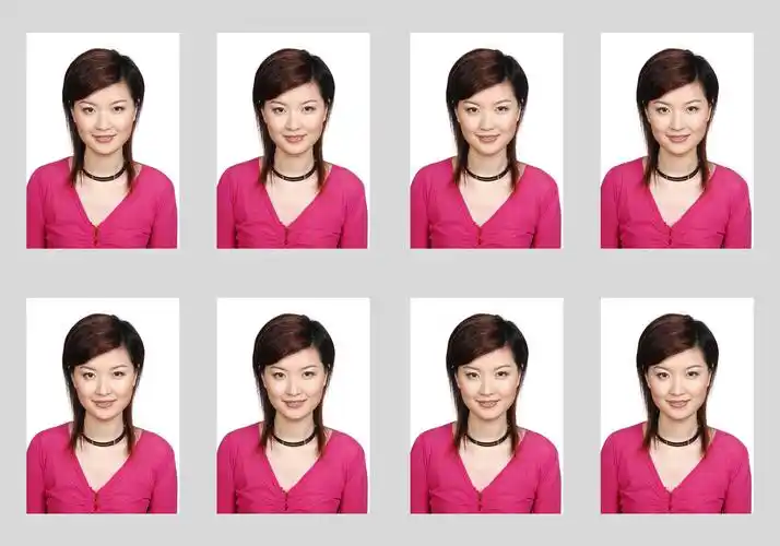 照片冲印ps制作1/2寸证件照换背景 红底蓝底白底