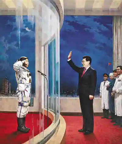 纪念建党90周年美术作品展览述评:深度与高度