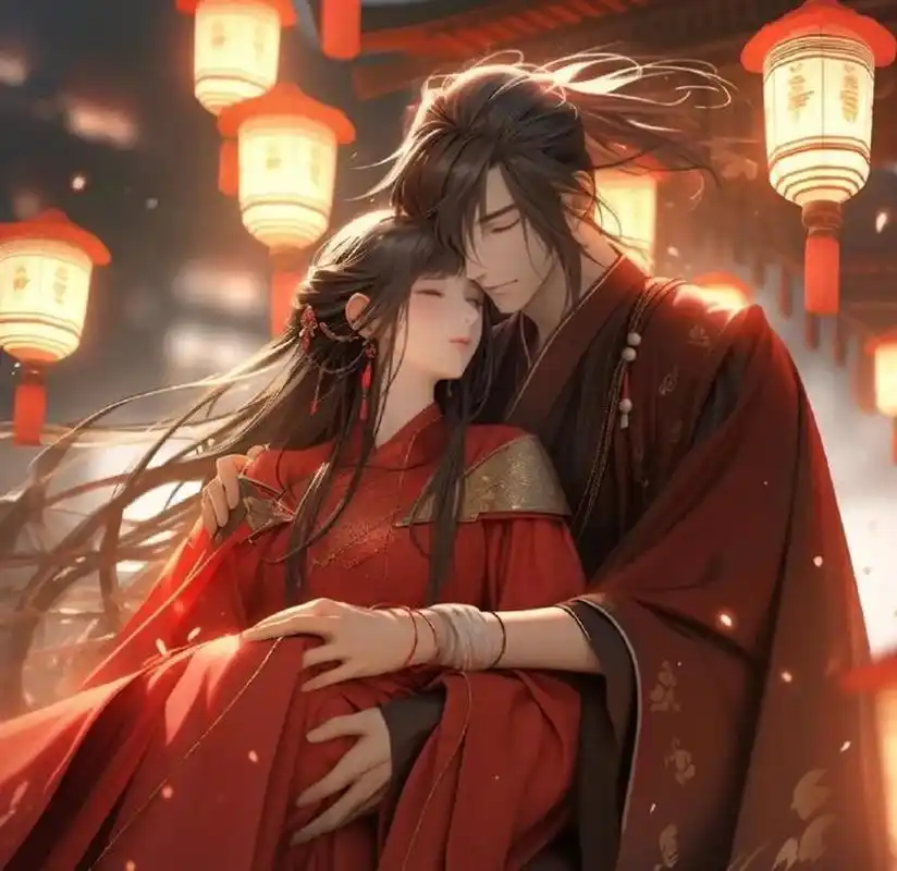 甜酥酥古风情侣头像|红衣系列 676767