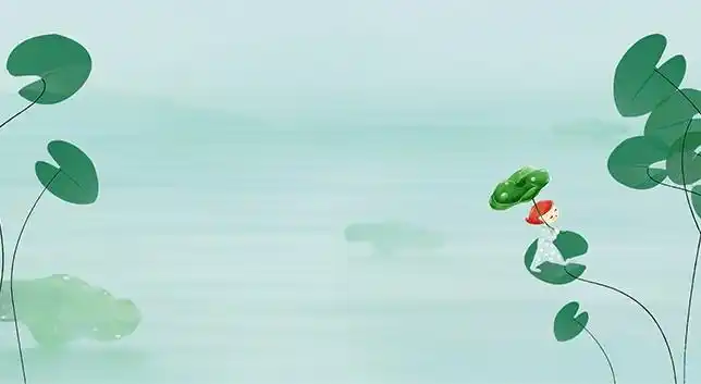 海报背景免抠素材时间:06-13卡通手绘荷塘月色海报背景免抠素材时间