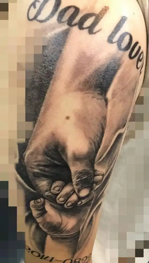 父爱纹身图片