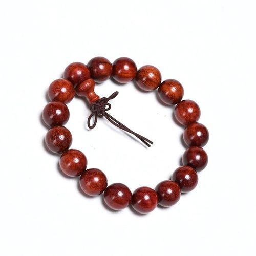 金石通 非洲小叶紫檀佛珠手串 金星血檀 高密老料檀香木 男女款文玩