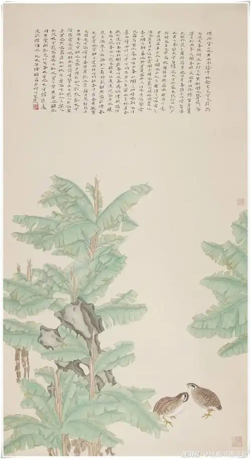 《醉翁亭畔之芭蕉》183cm×98cm 2020年