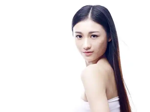 中国模特 白底图片素材_图片id:157913993