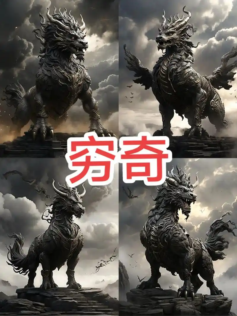 图文掘金计划 原创手稿分享 新传统手稿 穷奇#纹身手稿 # - 兑趑