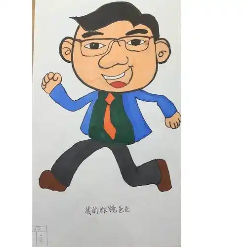 1号郭上致:戴眼镜的爸爸——智慧博学,爱运动的爸爸