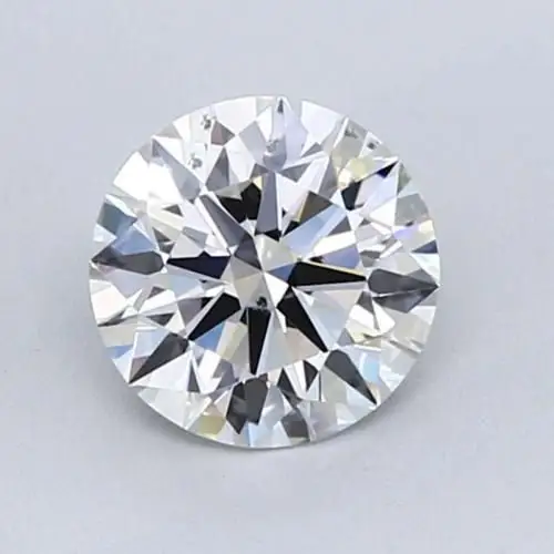 圆钻形切工的宝石标准刻面数为57.