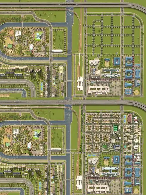 城市天际线规划|西京市太枫区枫田街道