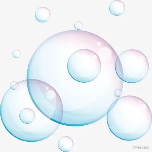 泡沫png素材透明免抠图片-装饰效果