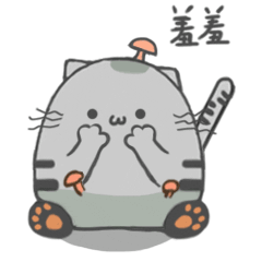 害羞- 斗图大会 - ,喵敢当,微信表情包,表情包,猫表情库 - 真正的斗图