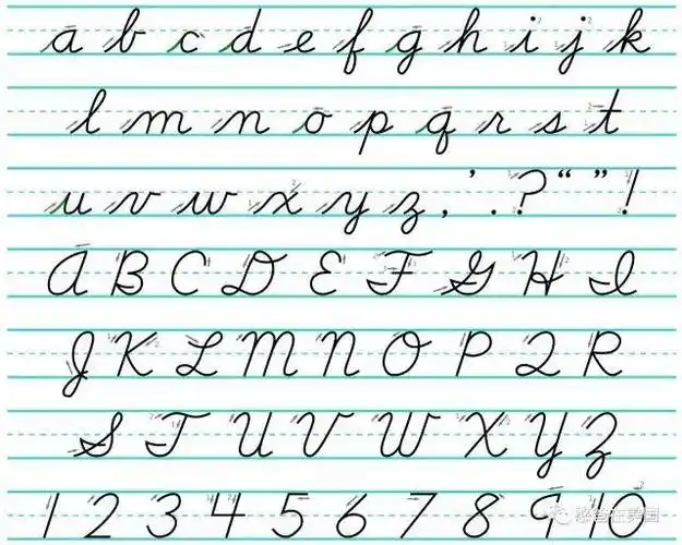 我到现在都不晓得最后一个单词是啥 …如果您不知道英文草书