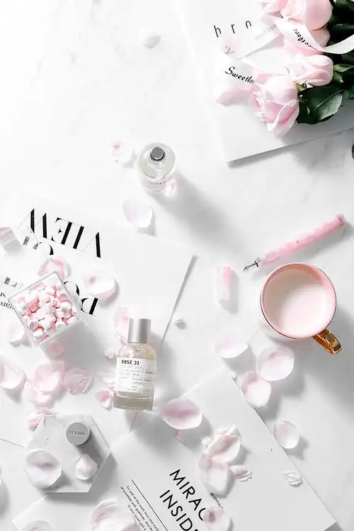 化妆品饰品摆拍