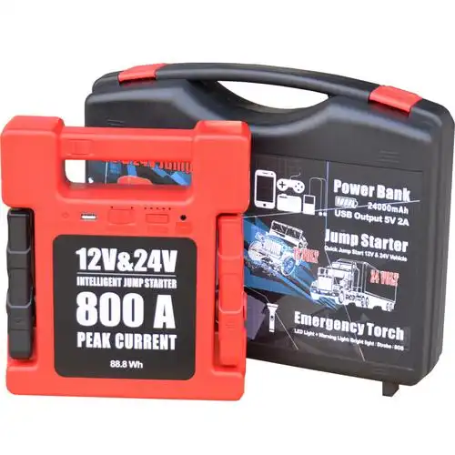 定制适用于汽车电瓶应急启动电源12v24v汽柴油货车卡车救援大容量锂搭