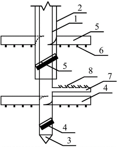 一种由外向内喷浆的双向水泥土搅拌桩钻头的制作方法