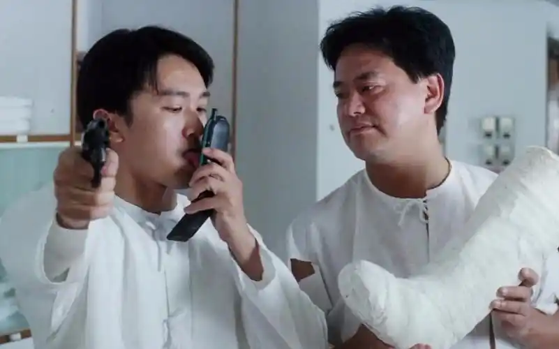 星爷的舌尖拨号快准溜真想点个赞逃学威龙3