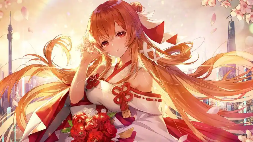 动漫美女性感插画桌面壁纸_卡通动漫_壁纸下载_美桌网