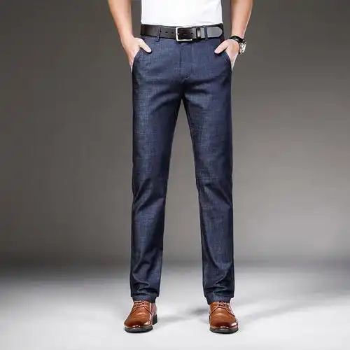 【捡漏】babi boy超薄冰丝牛仔裤莫代尔天丝牛仔裤男夏季款中年宽松