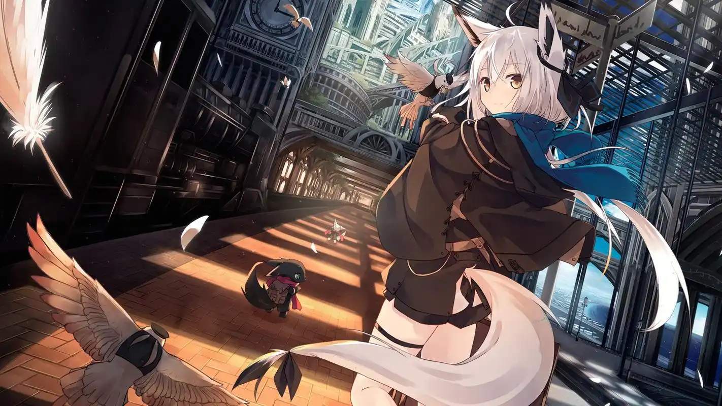 桌面壁纸 唯美二次元卡通美女粉色唯美高清壁纸上一张下一张查看原图