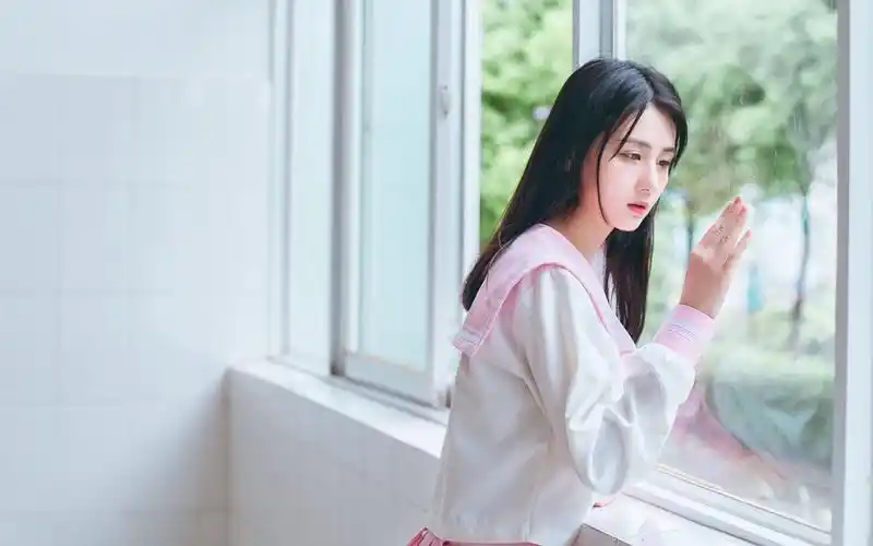 水手服美女清新唯美写真