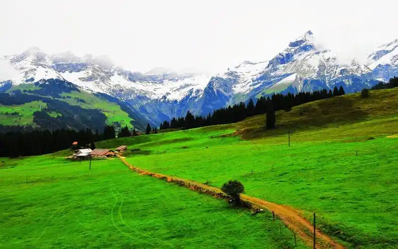 唯美护眼瑞士风景,高清图片,电脑桌面-壁纸族