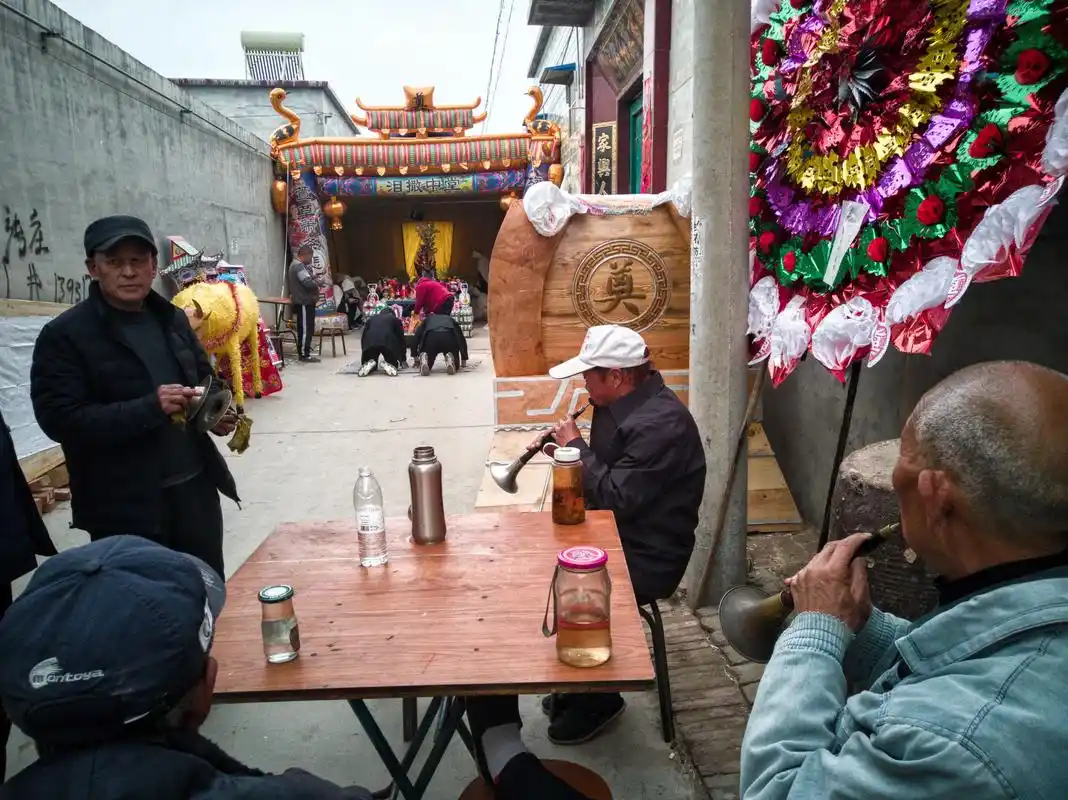 河北农村的一场葬礼 - 抖音