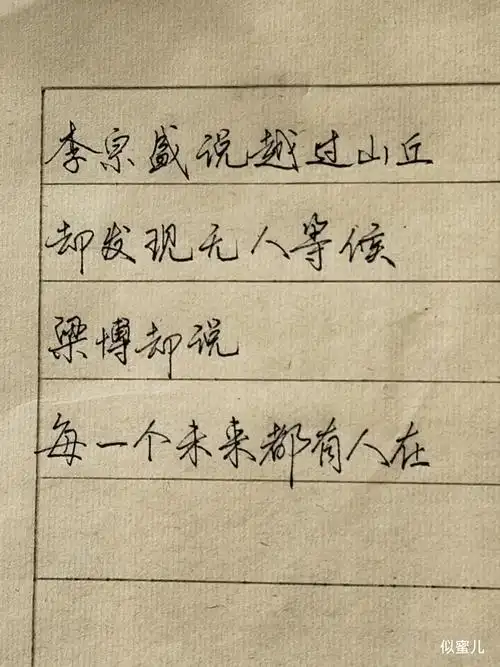 钢笔字练习 #硬笔行书 #手写文字 #练字  每一个未来, - 抖音