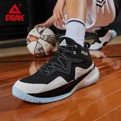 peak匹克篮球鞋男鞋夏季革网面透气学生比赛训练实战耐磨减震球鞋战靴