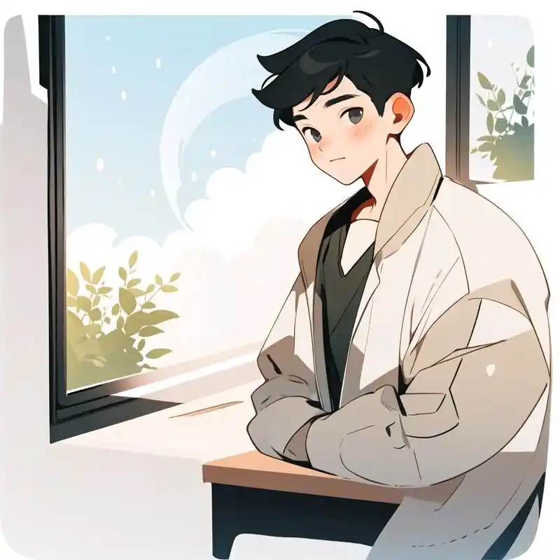 99文艺男头像,极简插画风99