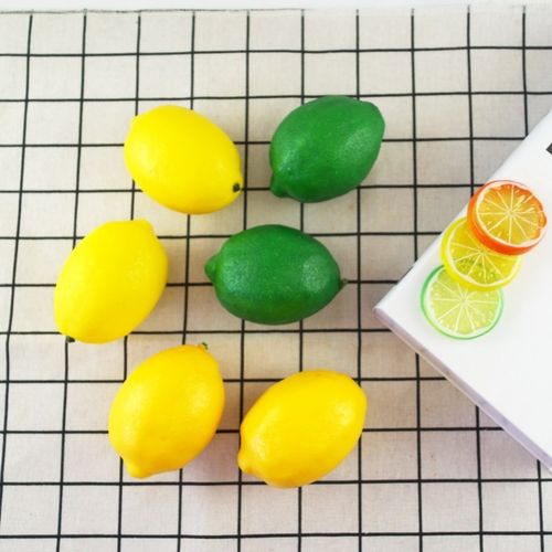 农家院画室仿真假果商用水果店拍摄柠檬创意专用小号甜品店景观